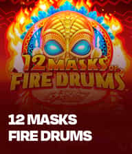 12 Masks of Fire Drums