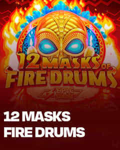12 Masks of Fire Drums